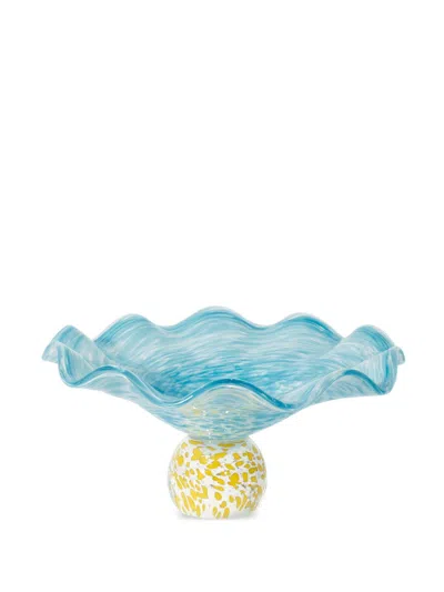 Laetitia Rouget Lola Glass Soucoupe In Blue