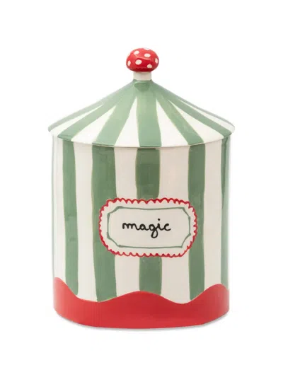 Laetitia Rouget Magic Box Khak Trinket Box In Green