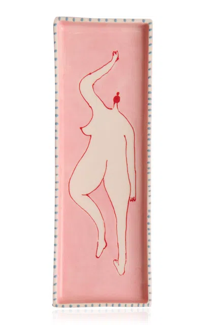 Laetitia Rouget Perfectly Imperfect Trinket Tray In Pink