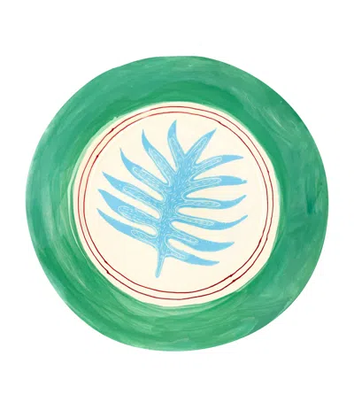 Laetitia Rouget Seaweed Dinner Plate In Green