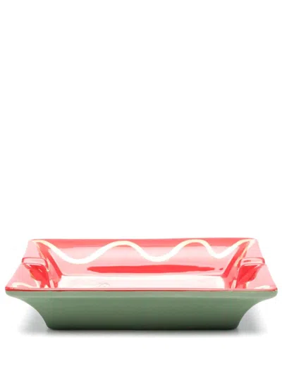 Laetitia Rouget Sleeping Muse Ashtray In Red