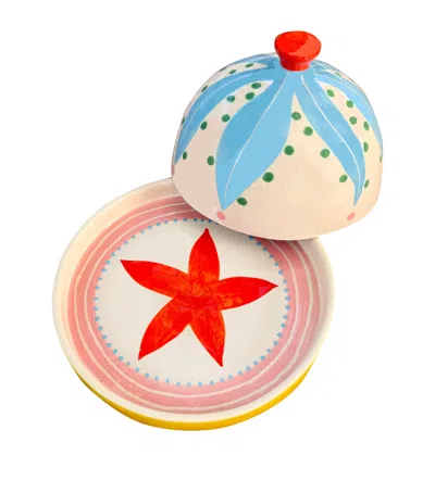 Laetitia Rouget Starfish Butter Dish In Multi