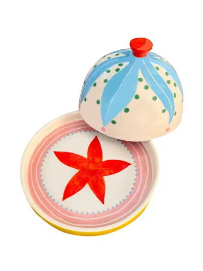 Laetitia Rouget Starfish Butter Dish In Multi