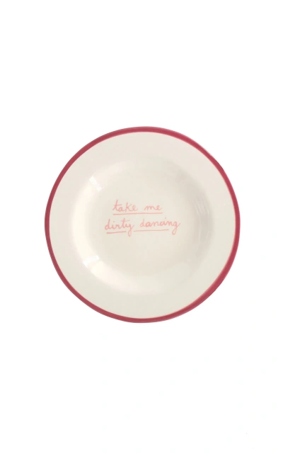 Laetitia Rouget Take Me Dirty Dancing Dessert Plate In Multi