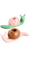 Laetitia Rouget The Hard Shell Set Of 2 Candleholders Multi In Multi
