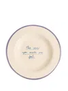 Laetitia Rouget Way You Make Me Feel Plate (20cm) In White