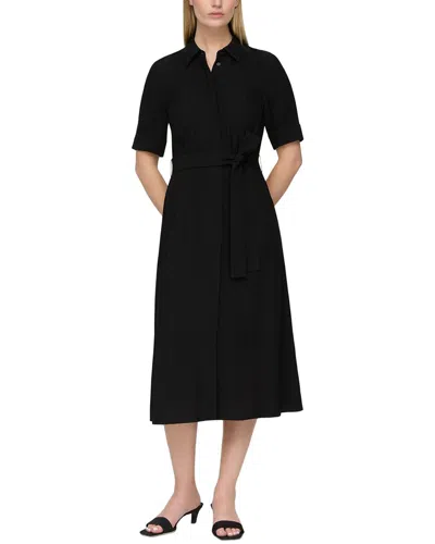 LAFAYETTE 148 A-LINE BELTED SHIRTDRESS