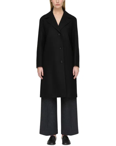 LAFAYETTE 148 A-LINE WOOL-BLEND MIDI COAT