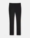 Lafayette 148 Acclaimed Stretch Manhattan Cigarette Ankle Pant In Black
