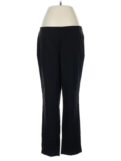 Pre-owned Lafayette 148 Active Pants In Black