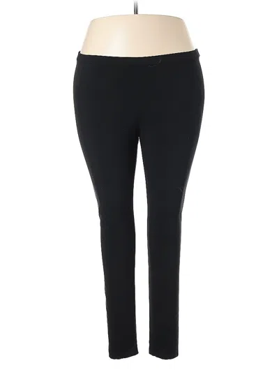 Pre-owned Lafayette 148 Active Pants In Black