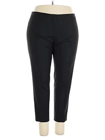 Pre-owned Lafayette 148 Active Pants In Black
