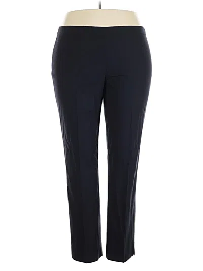 Pre-owned Lafayette 148 Active Pants In Black