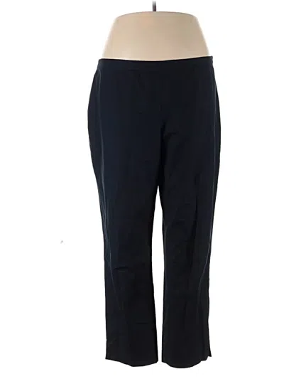Pre-owned Lafayette 148 Active Pants In Black