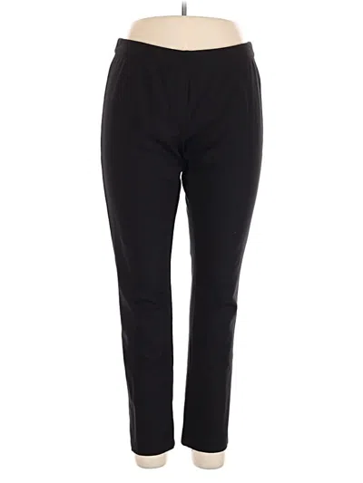 Pre-owned Lafayette 148 Active Pants In Black