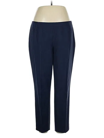Pre-owned Lafayette 148 Active Pants In Blue