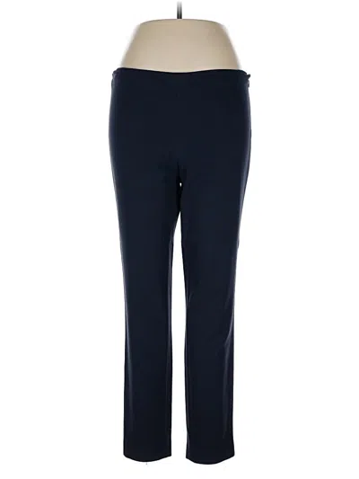 Pre-owned Lafayette 148 Active Pants In Blue