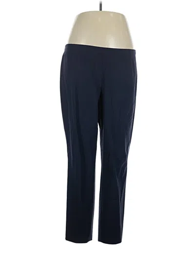 Pre-owned Lafayette 148 Active Pants In Blue