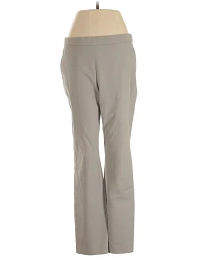 Pre-owned Lafayette 148 Active Pants In Gray
