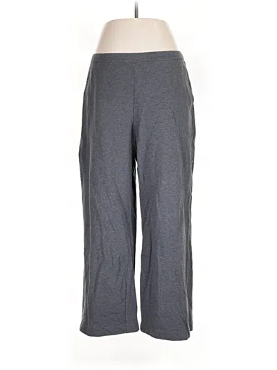 Pre-owned Lafayette 148 Active Pants In Gray