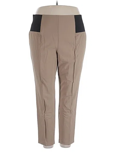 Pre-owned Lafayette 148 Active Pants In Tan
