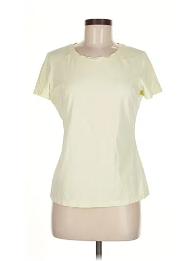 Pre-owned Lafayette 148 Active T-shirt In Ivory