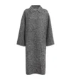 Lafayette 148 Alpaca-wool Reversible Overcoat In Gray