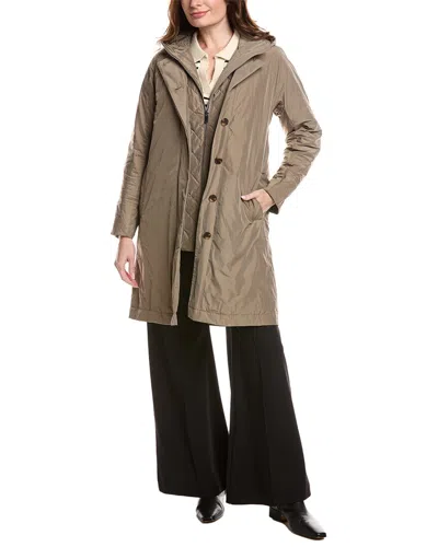 Lafayette 148 Axel Coat In Gray