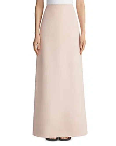 Lafayette 148 Back Slit Maxi Skirt In Bluff Pink