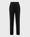 Lafayette 148 Barrow Finessecrepe Pants In Black