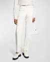 Lafayette 148 Barrow Finessecrepe Pants In Cloud