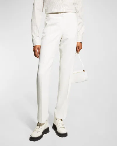Lafayette 148 Barrow Finessecrepe Pants In Cloud