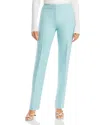 Lafayette 148 Wool-silk Crepe Gates Pant In Sea Grass
