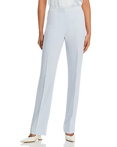 Lafayette 148 Barrow Straight Leg Trousers In Seawater