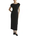 Lafayette 148 New York Belted Maxi Dress In Black