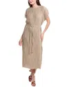 Lafayette 148 New York Belted Maxi Dress In Brown