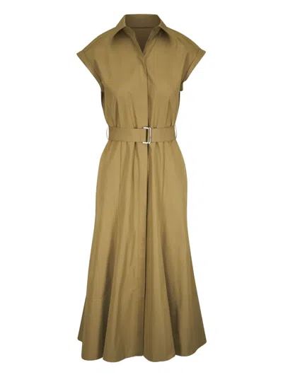 Lafayette 148 Belted Midi Dress