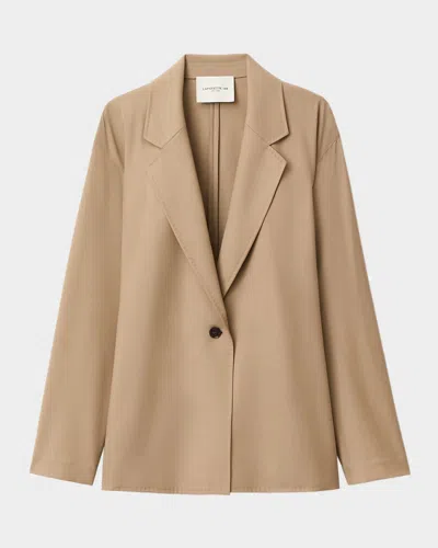 LAFAYETTE 148 BELTED SINGLE-BUTTON BLAZER