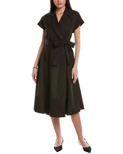 Lafayette 148 Belted Wrap Dress In Black
