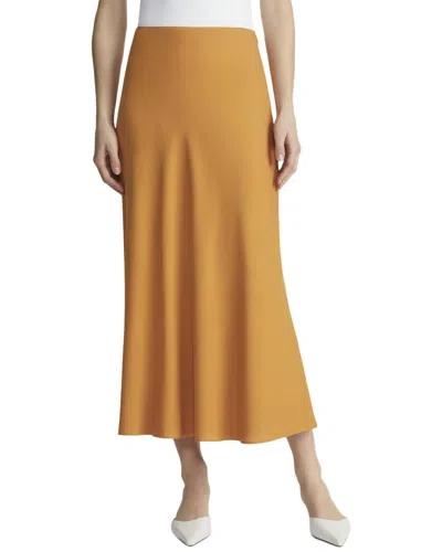 LAFAYETTE 148 BIAS CUT FLARED SILK MAXI SKIRT