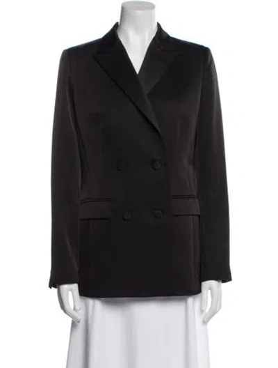 Pre-owned Lafayette 148 Blazer In Black