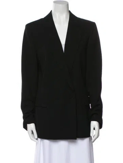 Pre-owned Lafayette 148 Blazer In Black