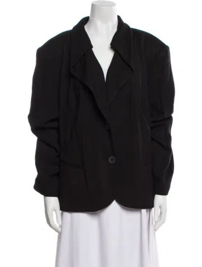 Pre-owned Lafayette 148 Blazer In Black