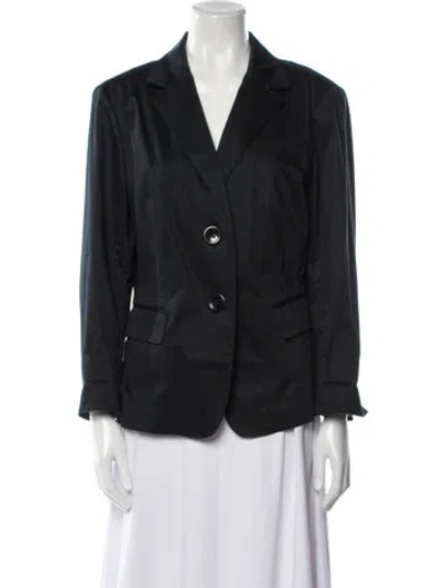 Pre-owned Lafayette 148 Blazer In Black