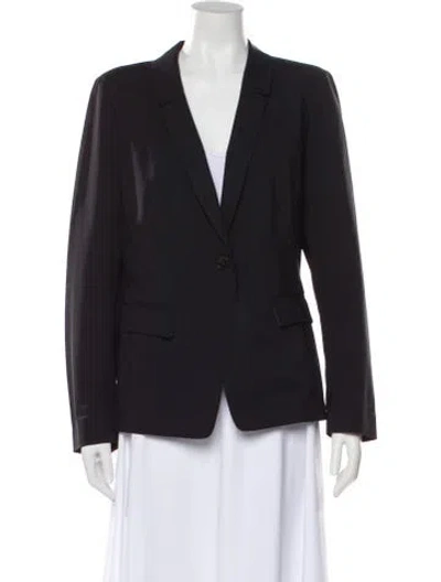Pre-owned Lafayette 148 Blazer In Black