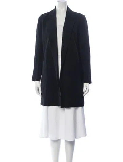 Pre-owned Lafayette 148 Blazer In Black