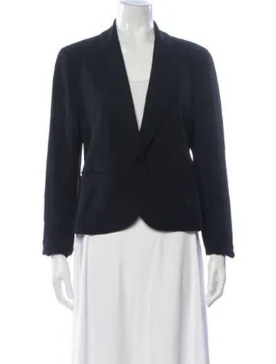 Pre-owned Lafayette 148 Blazer In Black