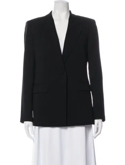 Pre-owned Lafayette 148 Blazer In Black
