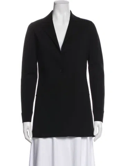 Pre-owned Lafayette 148 Blazer In Black