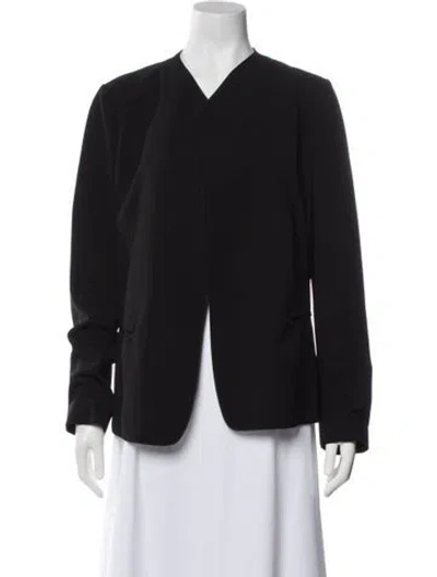 Pre-owned Lafayette 148 Blazer In Black